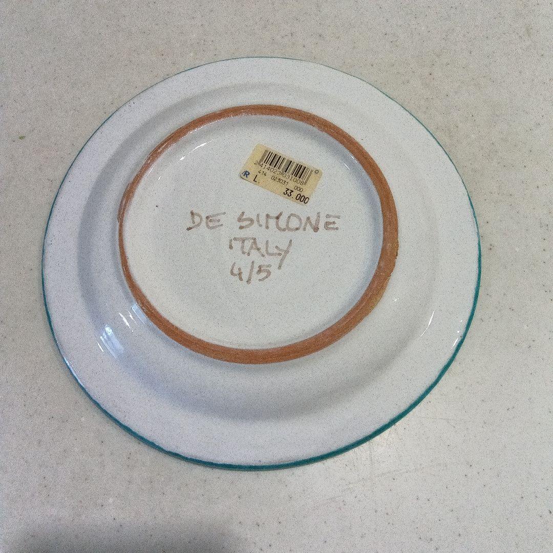 De Simone イタリアシチリア ハンドメイド皿６枚セット