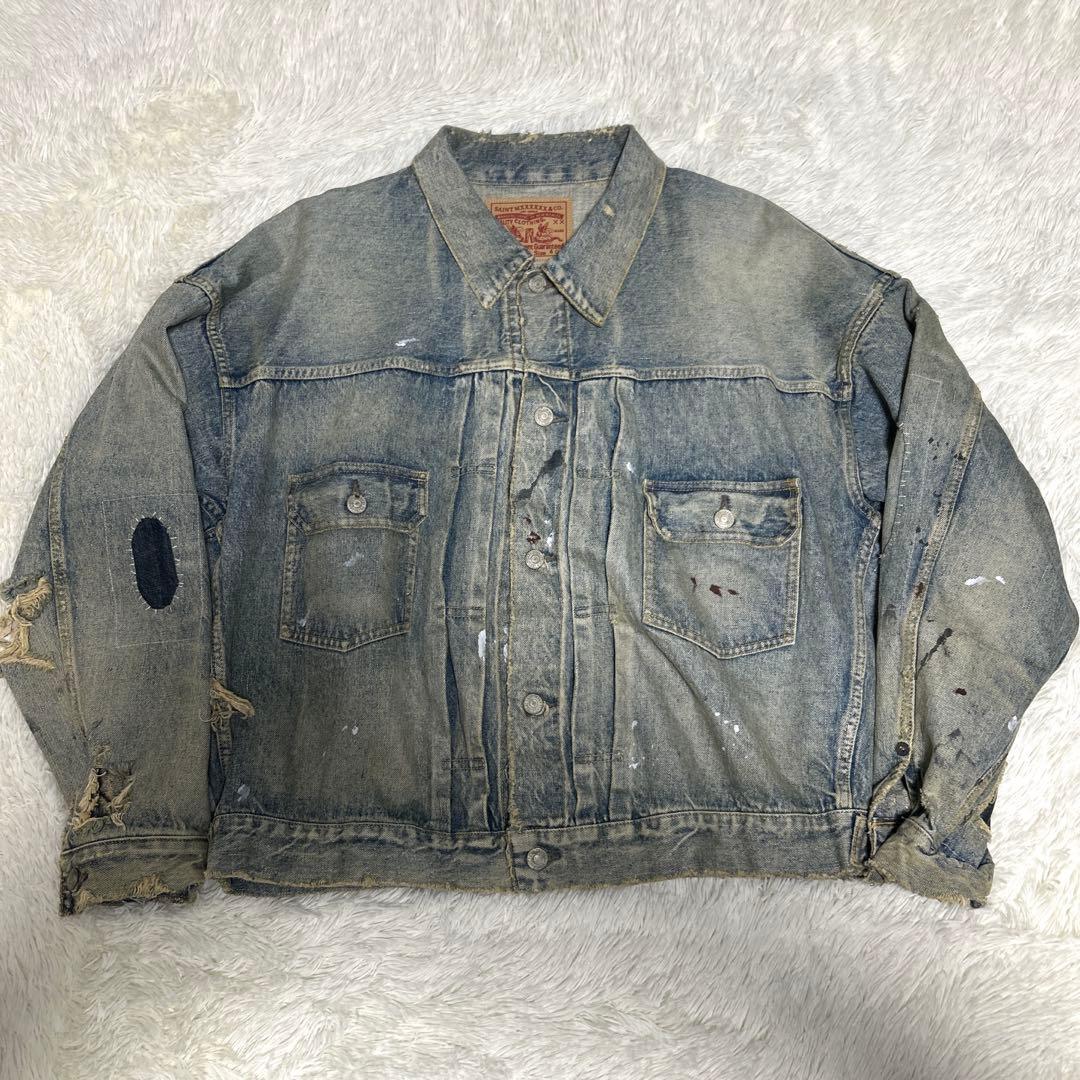 SAINT MICHAEL × BerBerJin 777XX ヴィンテージ加工