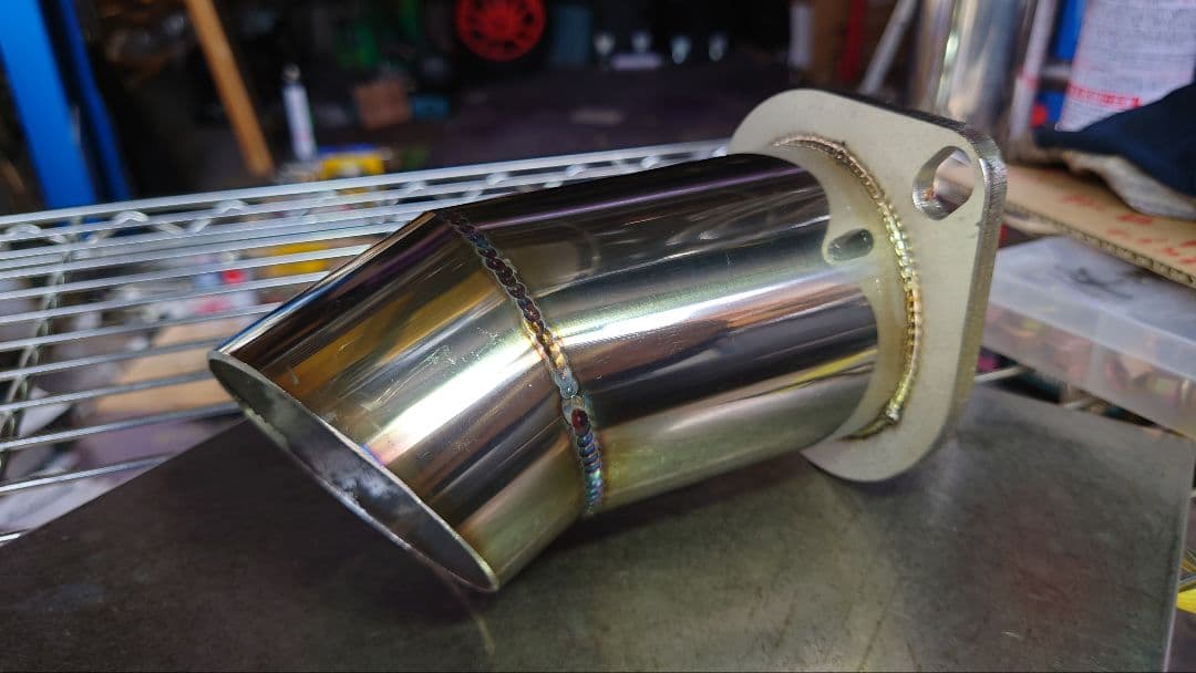 マフラー ドルフィンテール 76φ S13 S14 S15 シルビア