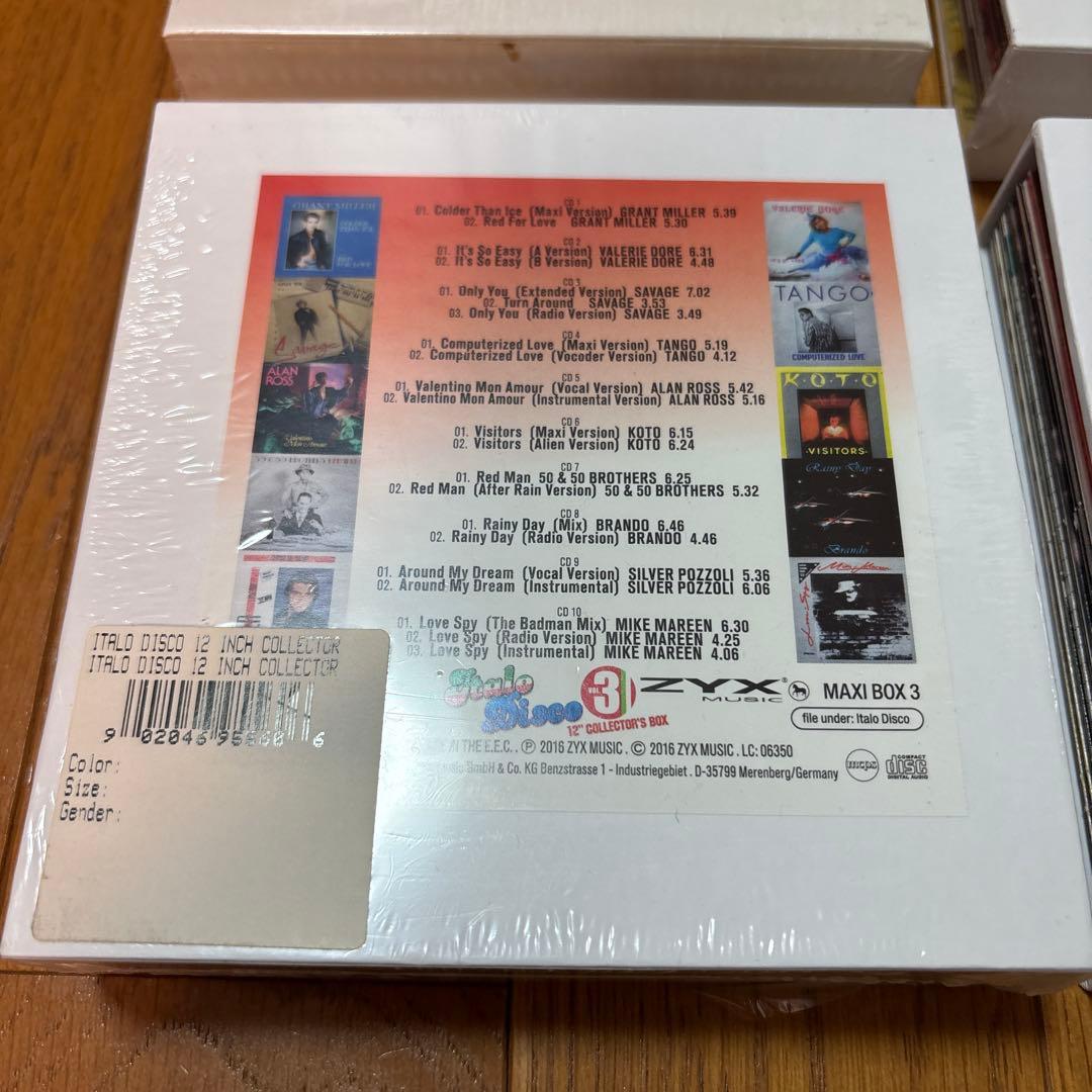 ZYX Italo Disco 12\"COLLECTOR'S BOX 1〜4