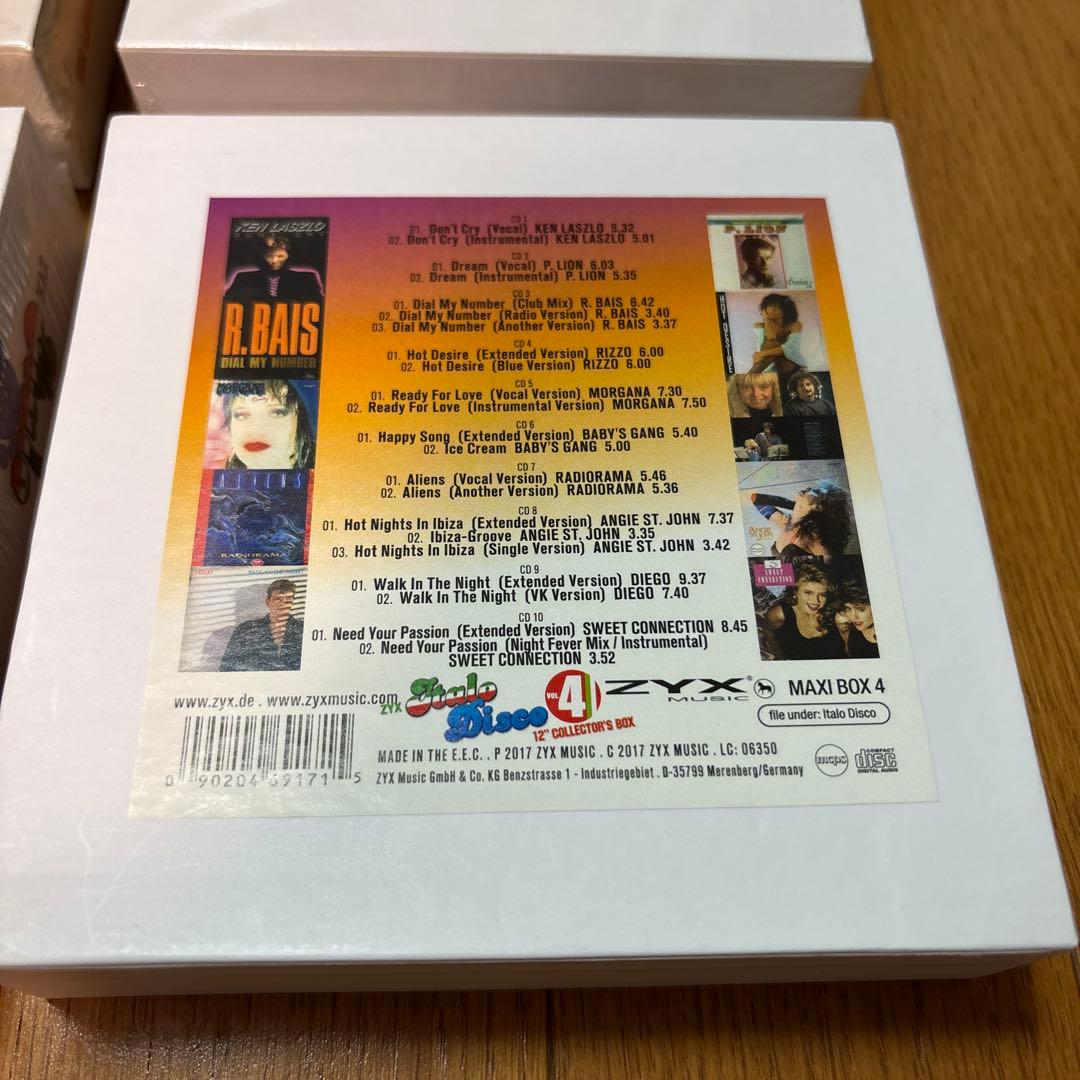 ZYX Italo Disco 12\"COLLECTOR'S BOX 1〜4