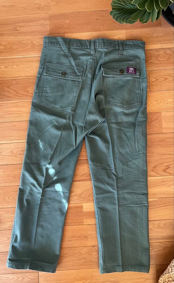 ★USA製GUNG HOガンホーベイカーパンツ ファティーグパンツ