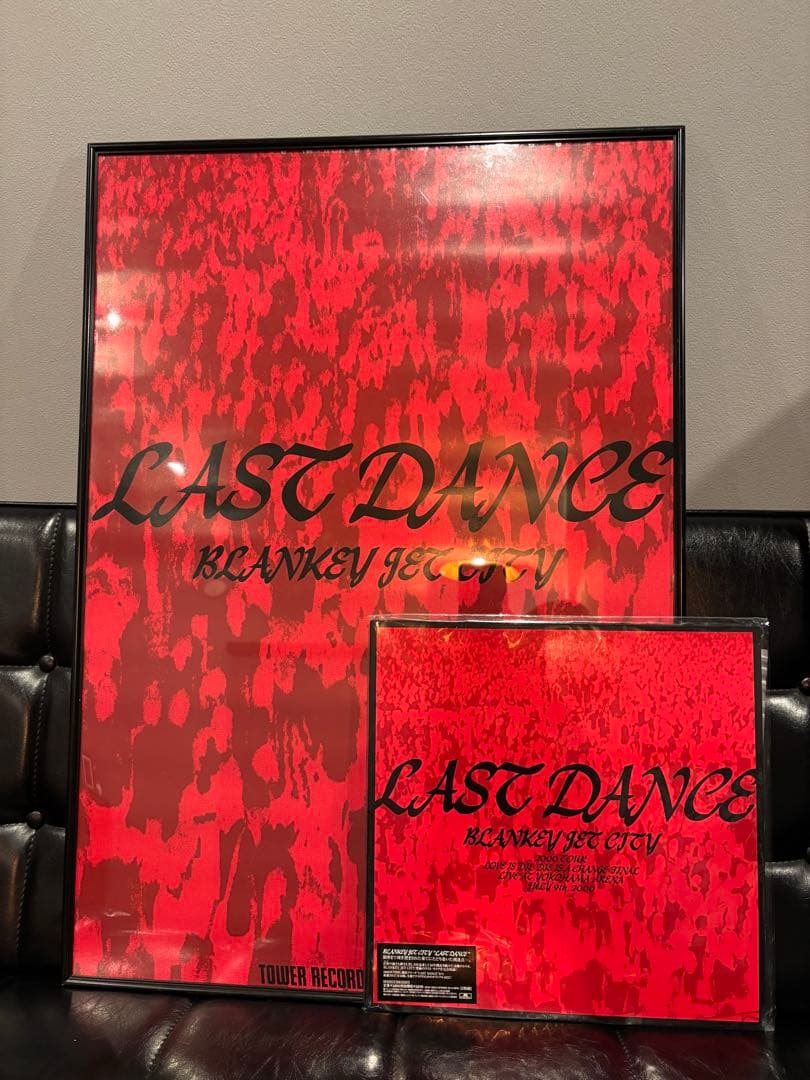 ブランキージェットシティ LAST DANCE 2LP ポスター付