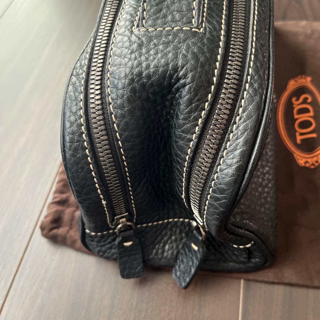 ☆トッズ☆セカンドバッグ☆メンズブラック☆
