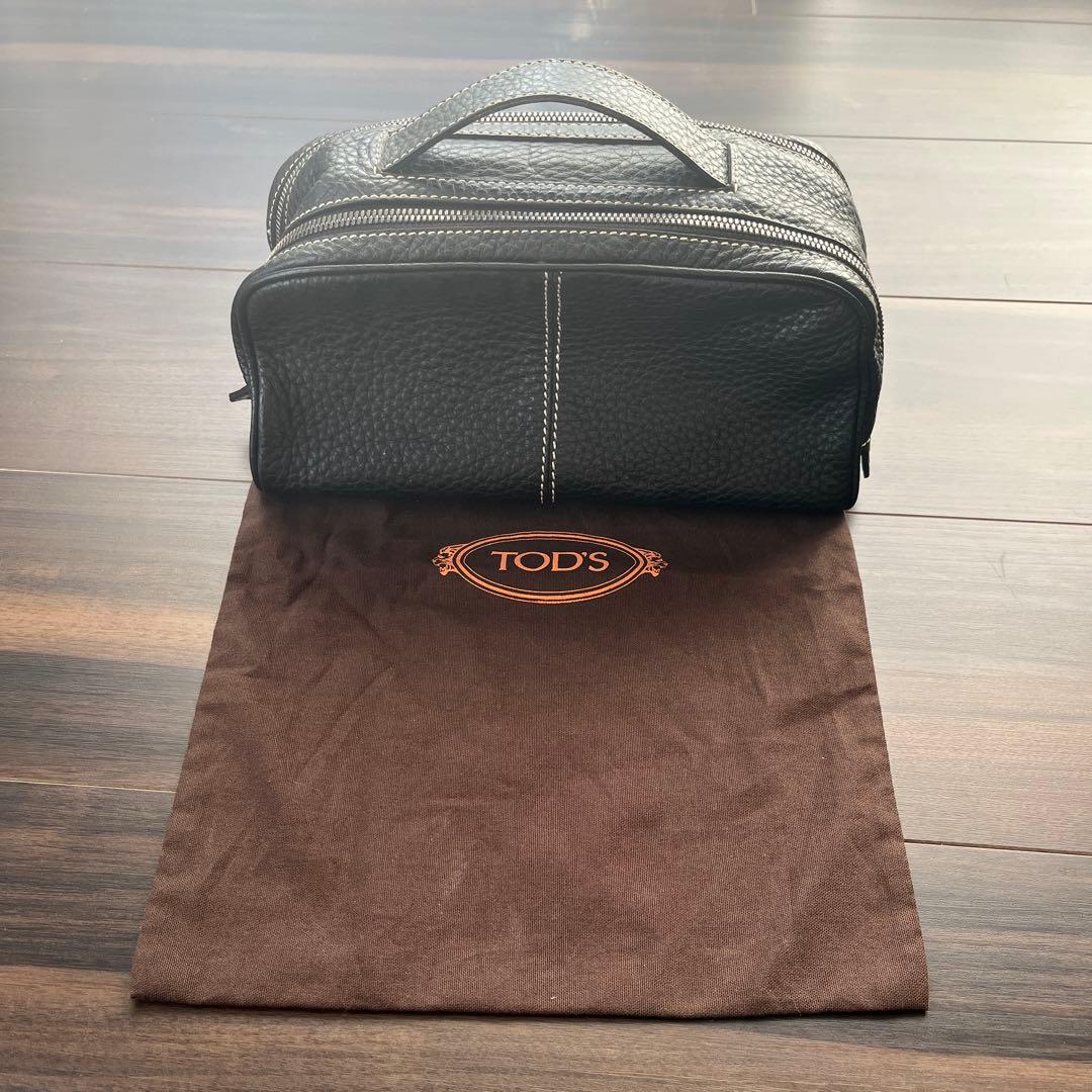 ☆トッズ☆セカンドバッグ☆メンズブラック☆