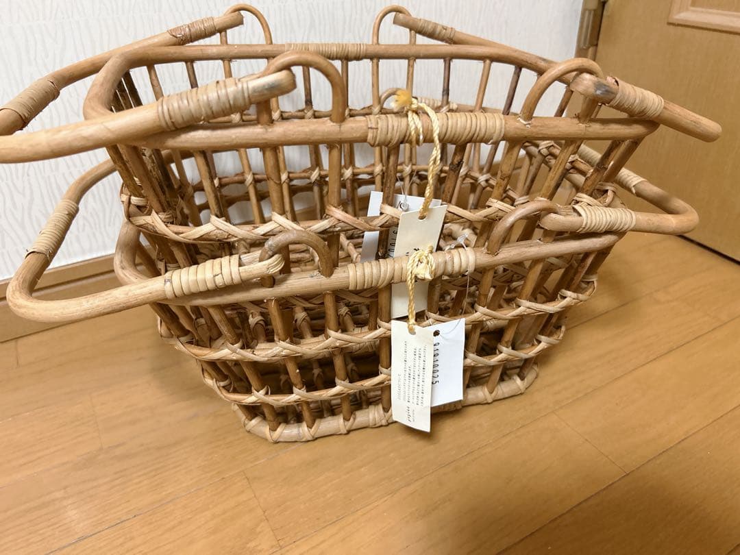 新品　ユグラ カゴバスケットJUGLAS ２個セット