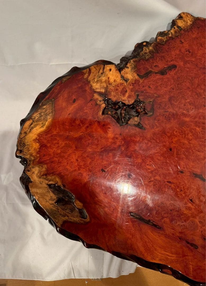 花梨　かりん　座卓　アンティーク　一枚板