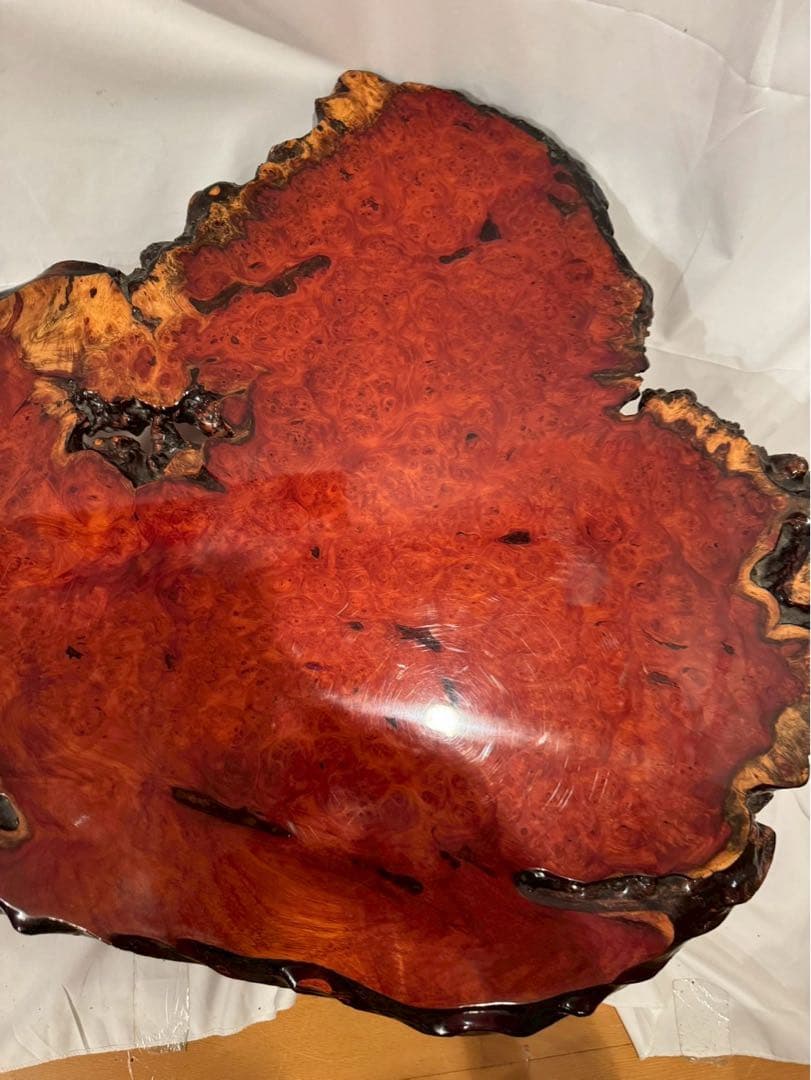 花梨　かりん　座卓　アンティーク　一枚板