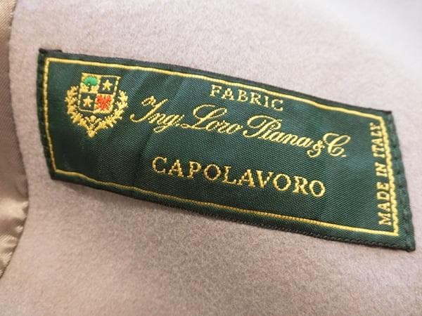 Silver バーニーズ　ロロピアーナ　チェスターコート　グレージュ　３８