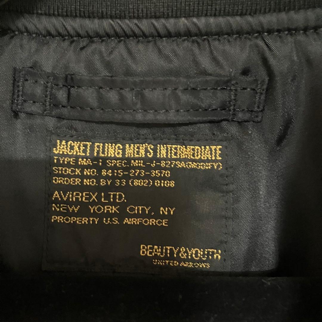AVIREX MA-1 BEAUTY&YOUTH別注