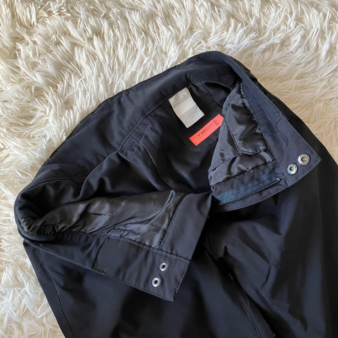 #10M✨ROXY✨スキーウェア パンツ レディースS ヒップロゴ ブラック