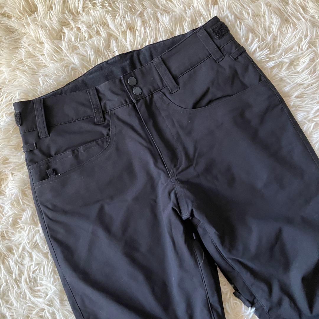 #10M✨ROXY✨スキーウェア パンツ レディースS ヒップロゴ ブラック