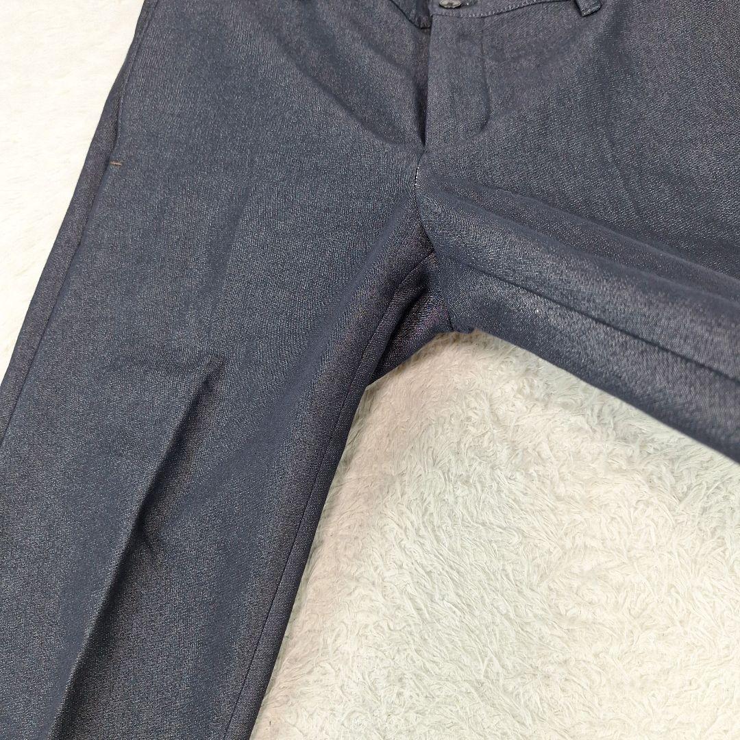 美品✨コムサイズム　トラベルスーツ　デニムライク　ストレッチ　L