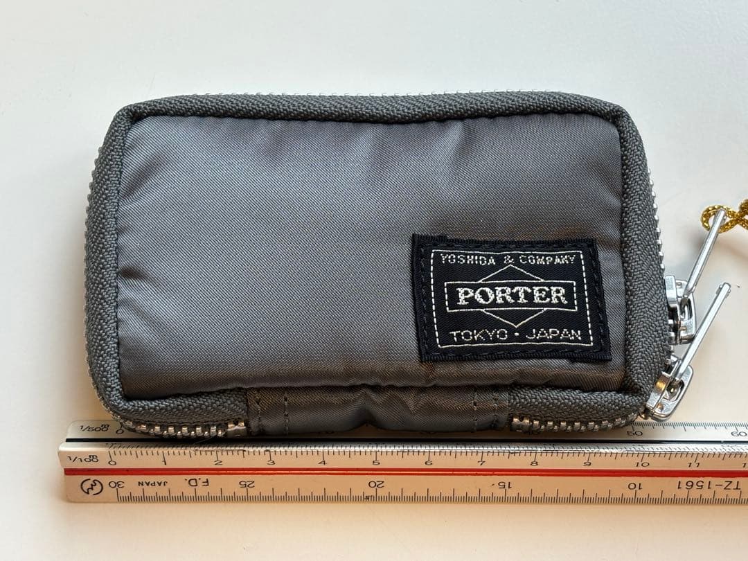 PORTER/タンカー/キーケース/カードケース/シルバー/吉田カバン/未使用
