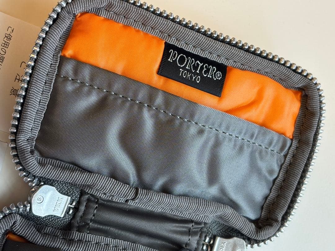 PORTER/タンカー/キーケース/カードケース/シルバー/吉田カバン/未使用