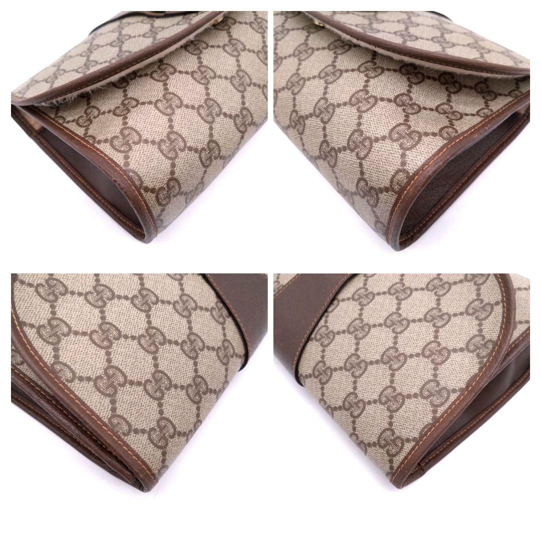 GUCCI クラッチバッグ GGスプリーム×シェリーライン 156・01・030