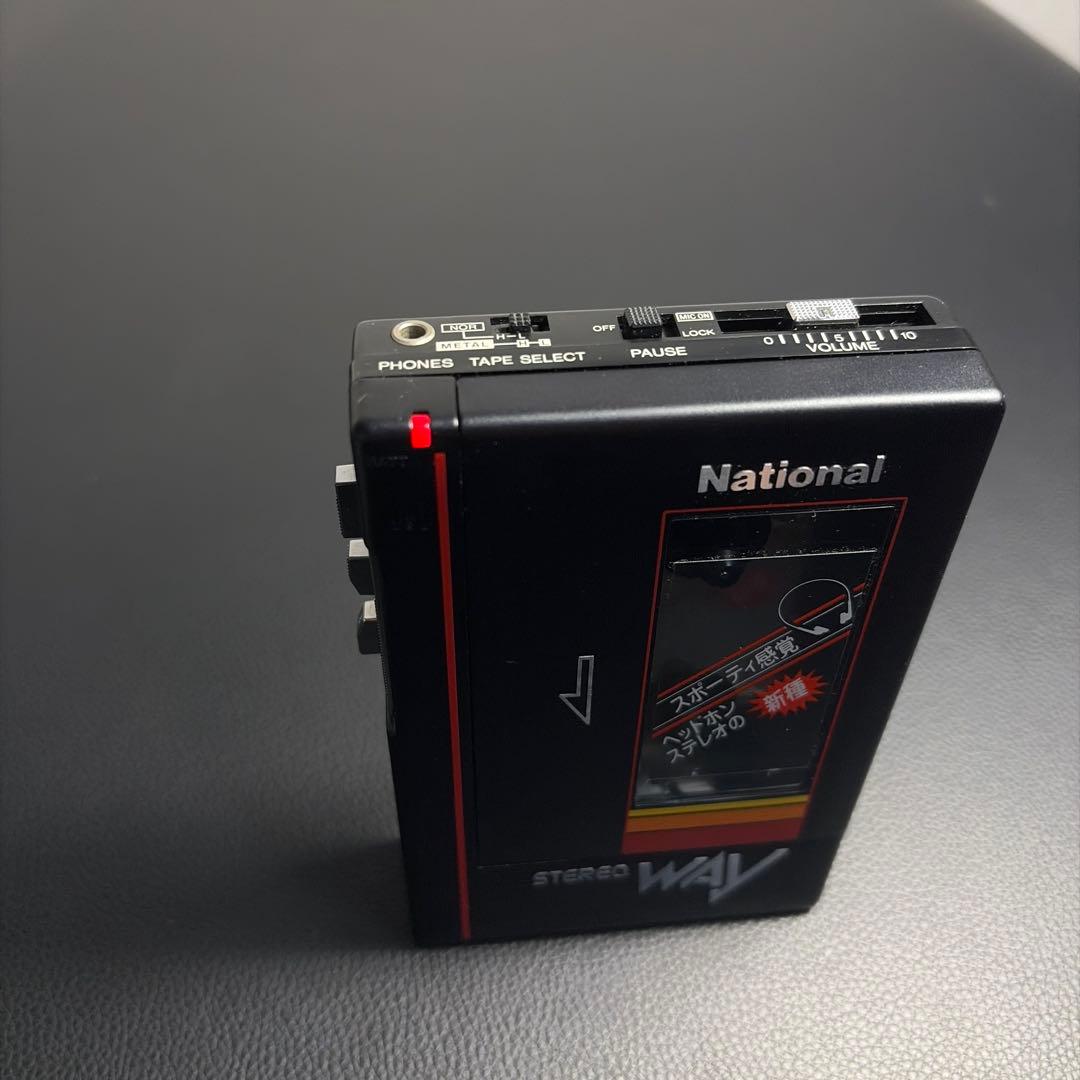 National way RQ-J9 カセットプレーヤー カセットテープ　レトロ
