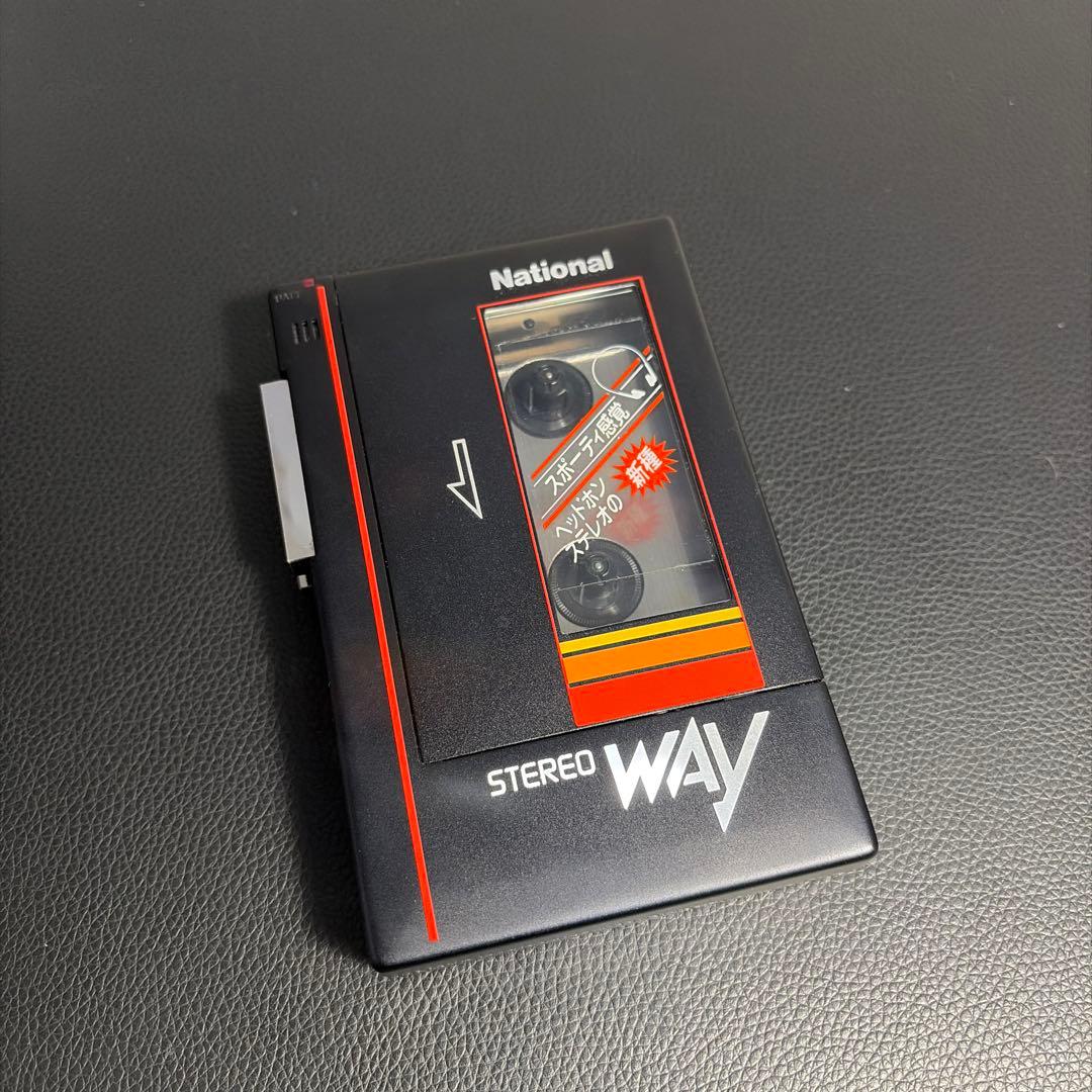 National way RQ-J9 カセットプレーヤー カセットテープ　レトロ