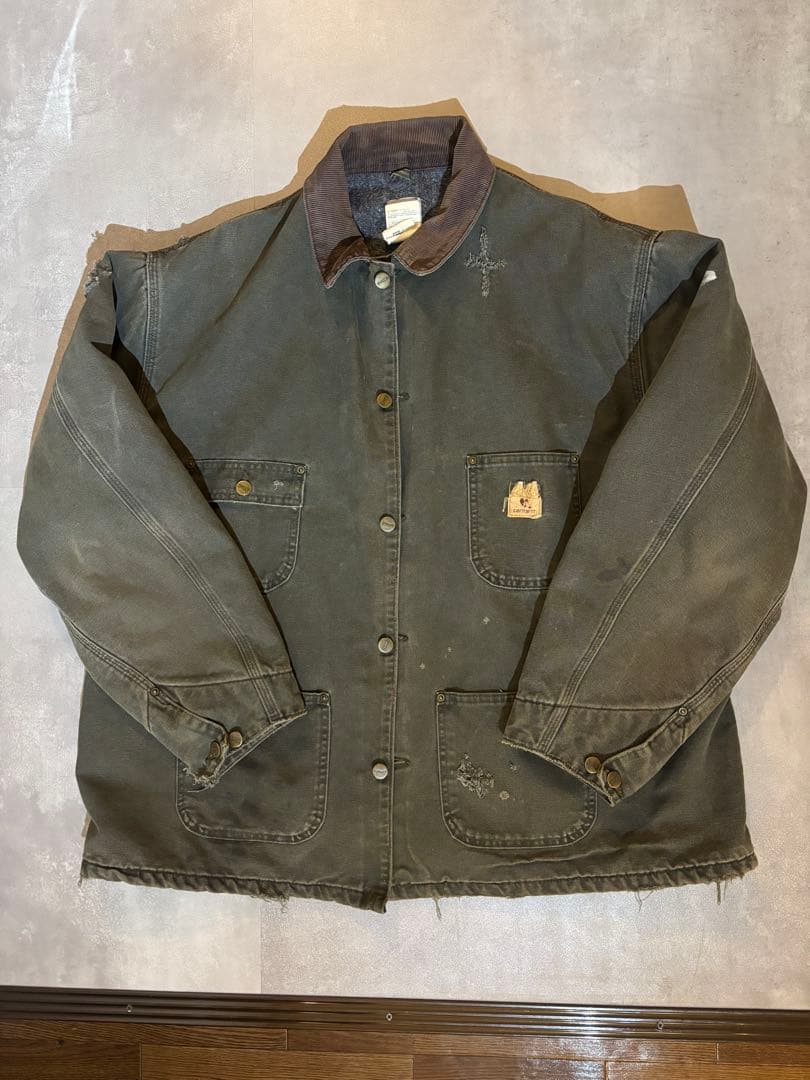 Carhartt カーハート ダックジャケット　チョアコートXXL 襤褸