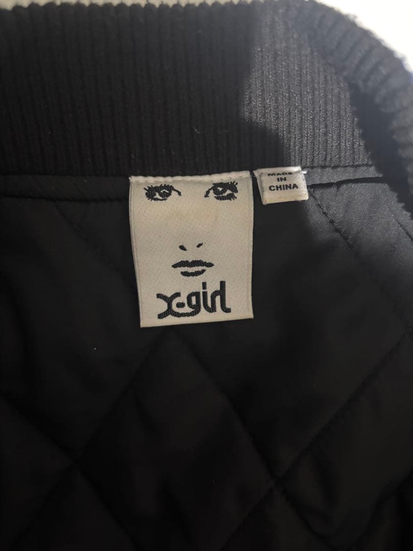 X-girl スタジャン ブラック