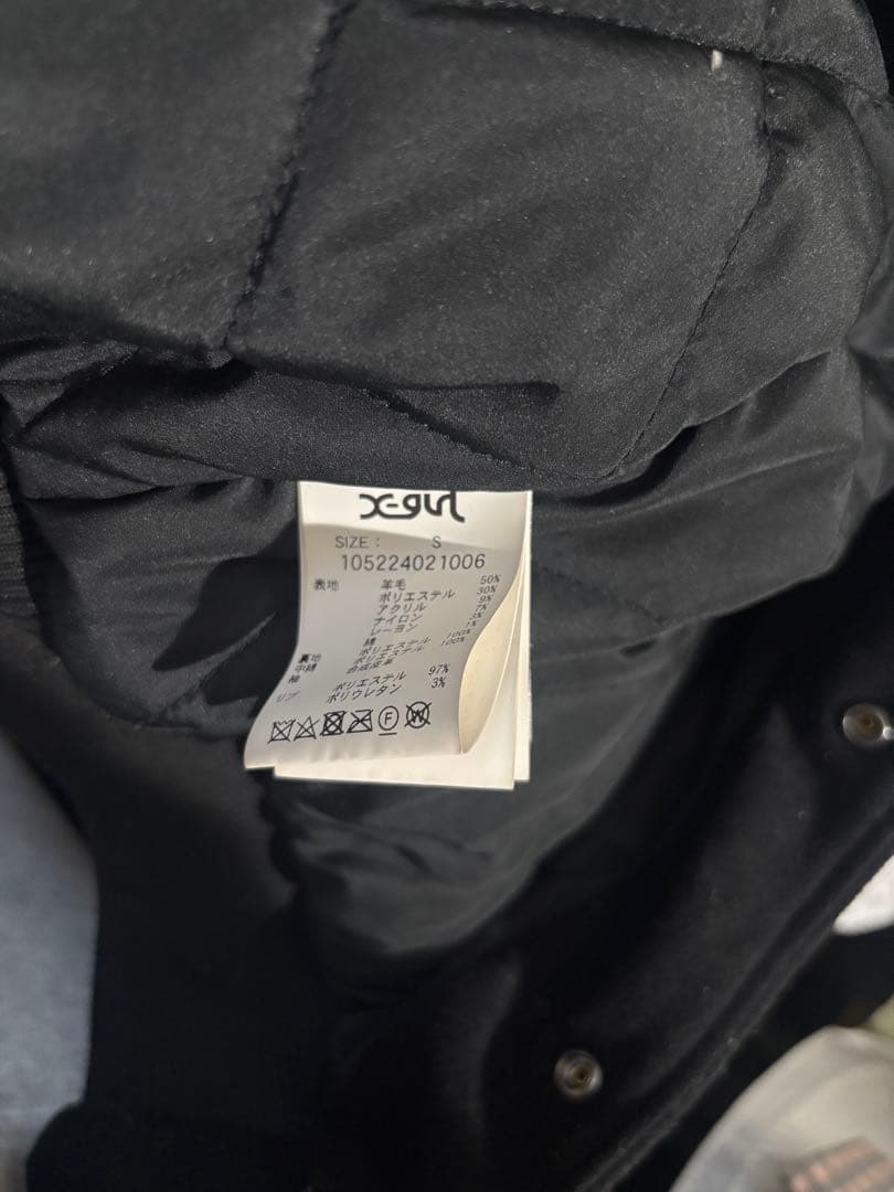 X-girl スタジャン ブラック