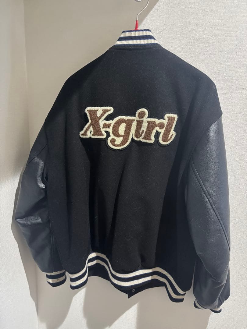 X-girl スタジャン ブラック