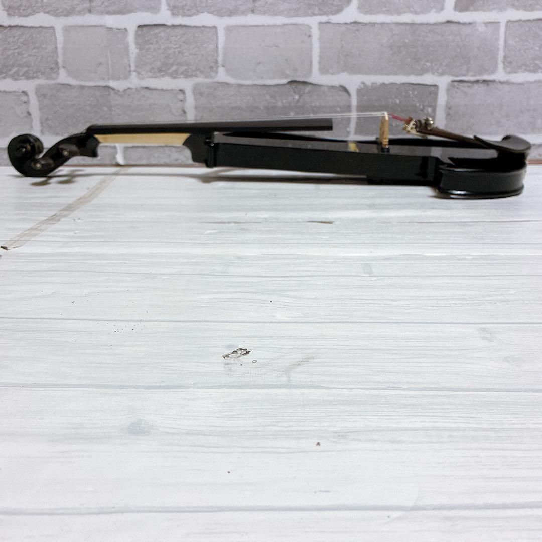 美品 ENNBOM サイレントバイオリン 4/4 ブラック 2WAYバック