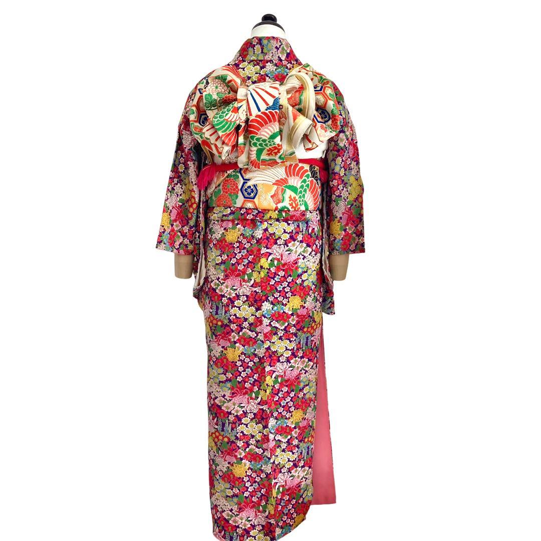 ★ ねむです★ アンティーク着物　ジュニア　大人　NO33