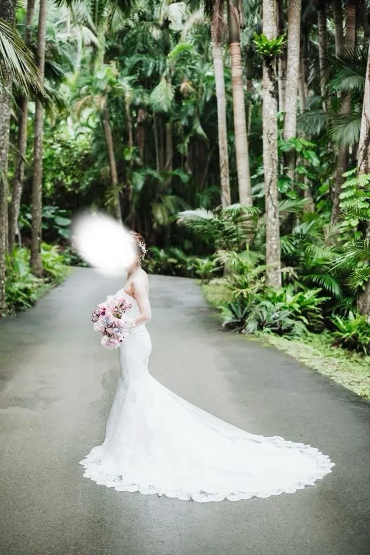 マーメイド ウェディングドレス ワタベウェディング ヴェパリ ロングベールセット