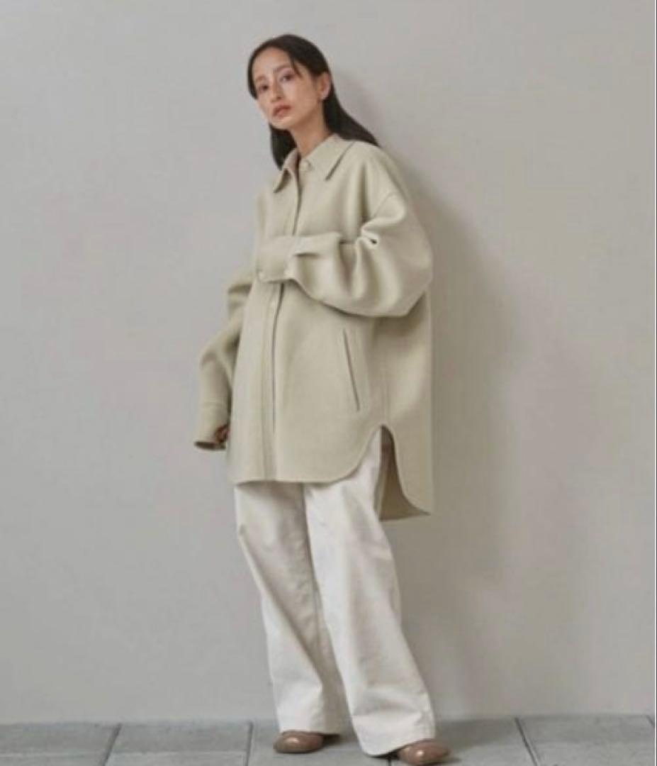 【新品タグ付】TODAYFUL ウールシャツジャケット 38