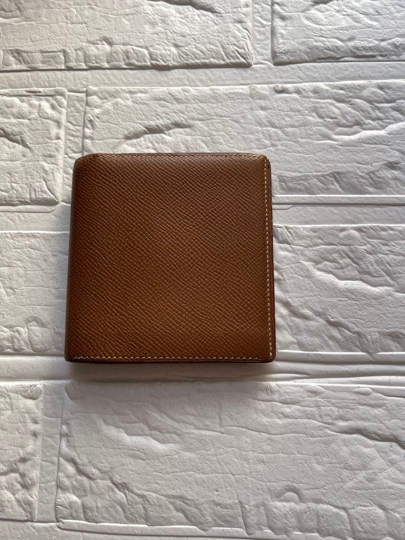 HERMES ❤️ゴールド❤️二つ折り財布