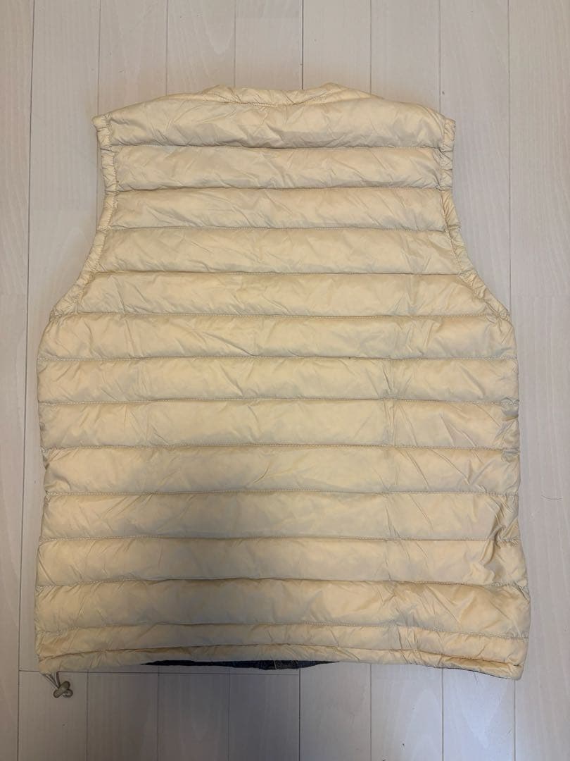 DANTON キルティングダウンベスト サイズ40 ベージュ