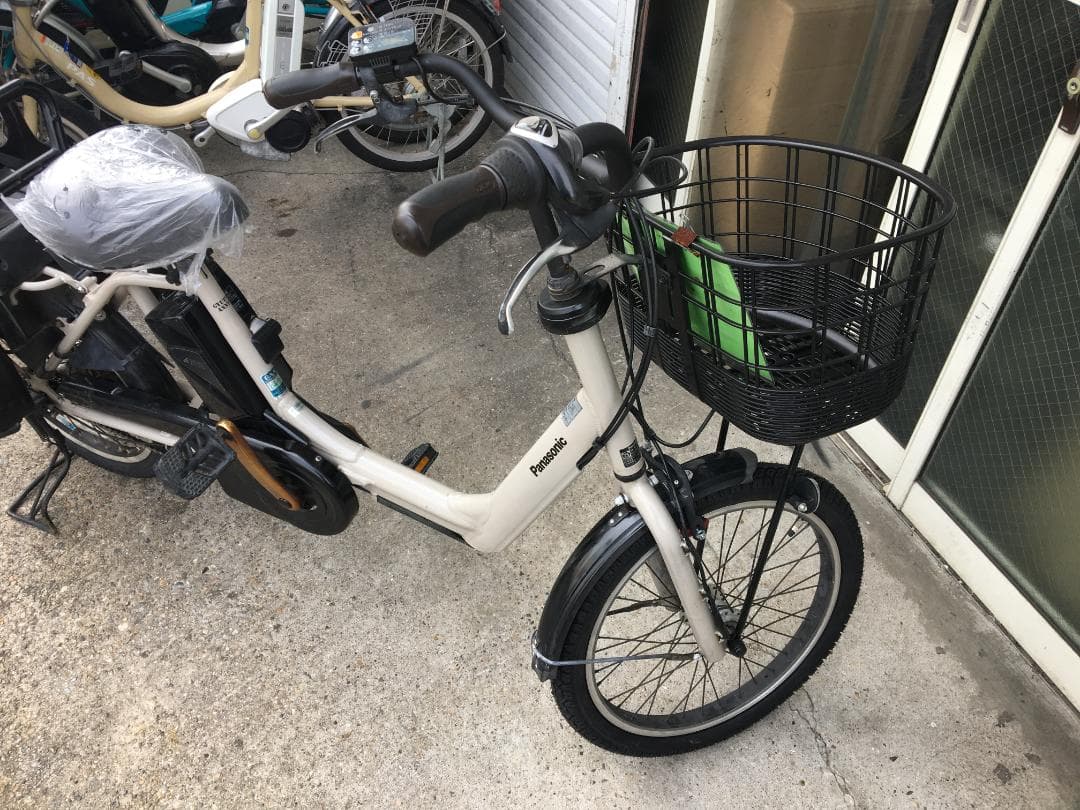 地域限定送料無料　ギュットアニーズ　子供乗せ　13,2AH　白系　電動自転車