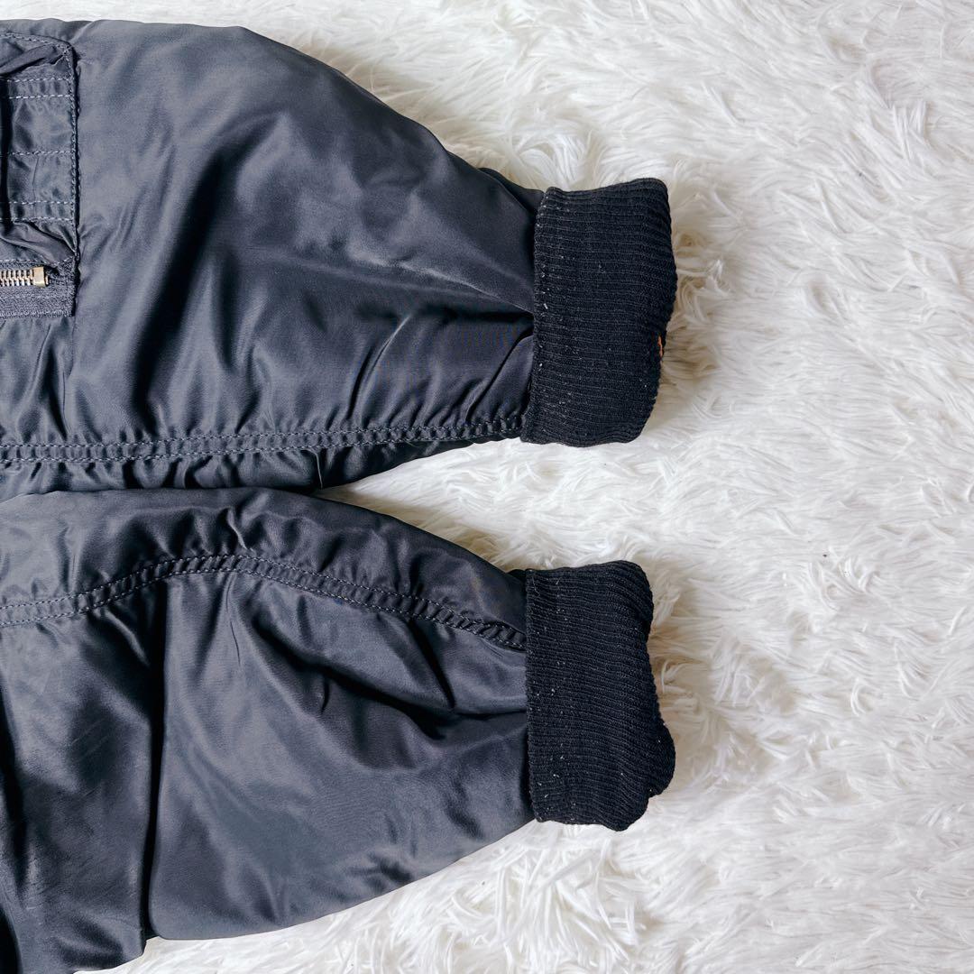 アルファ MA-1 フライトジャケット 黒 Mサイズ　USA製 IDEAL