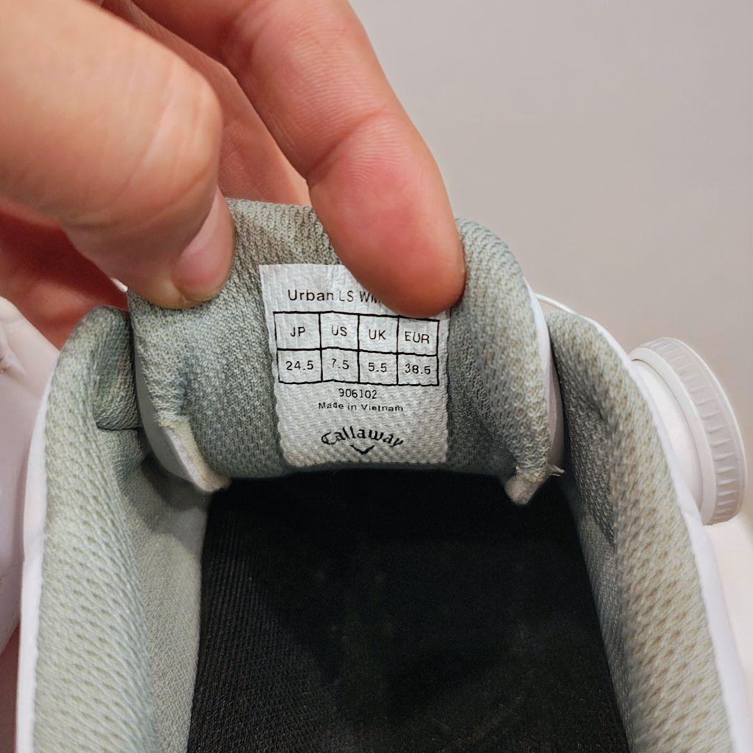 Callaway キャロウェイ ゴルフシューズ 女性用 ホワイト/ピンク 未使用