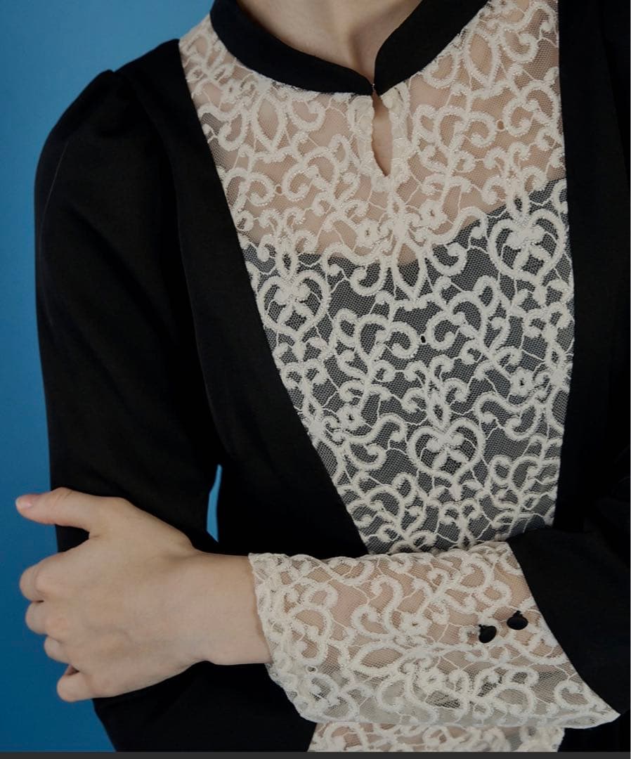 ドリードール 新品レース ブラック パンツスーツ 結婚式 ドレス フォーマル