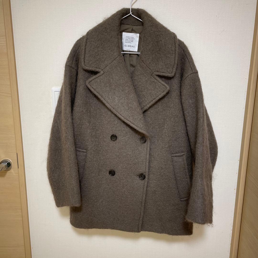 ⭐︎グレディブリリアン⭐︎クロシェ⭐︎モヘヤ混シャギーミディPコート⭐︎