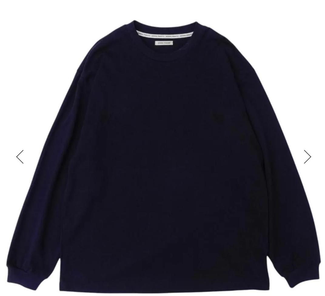 新品）UNIVERSAL PRODUCTS /ロンT/Dネイビー/2025AW①