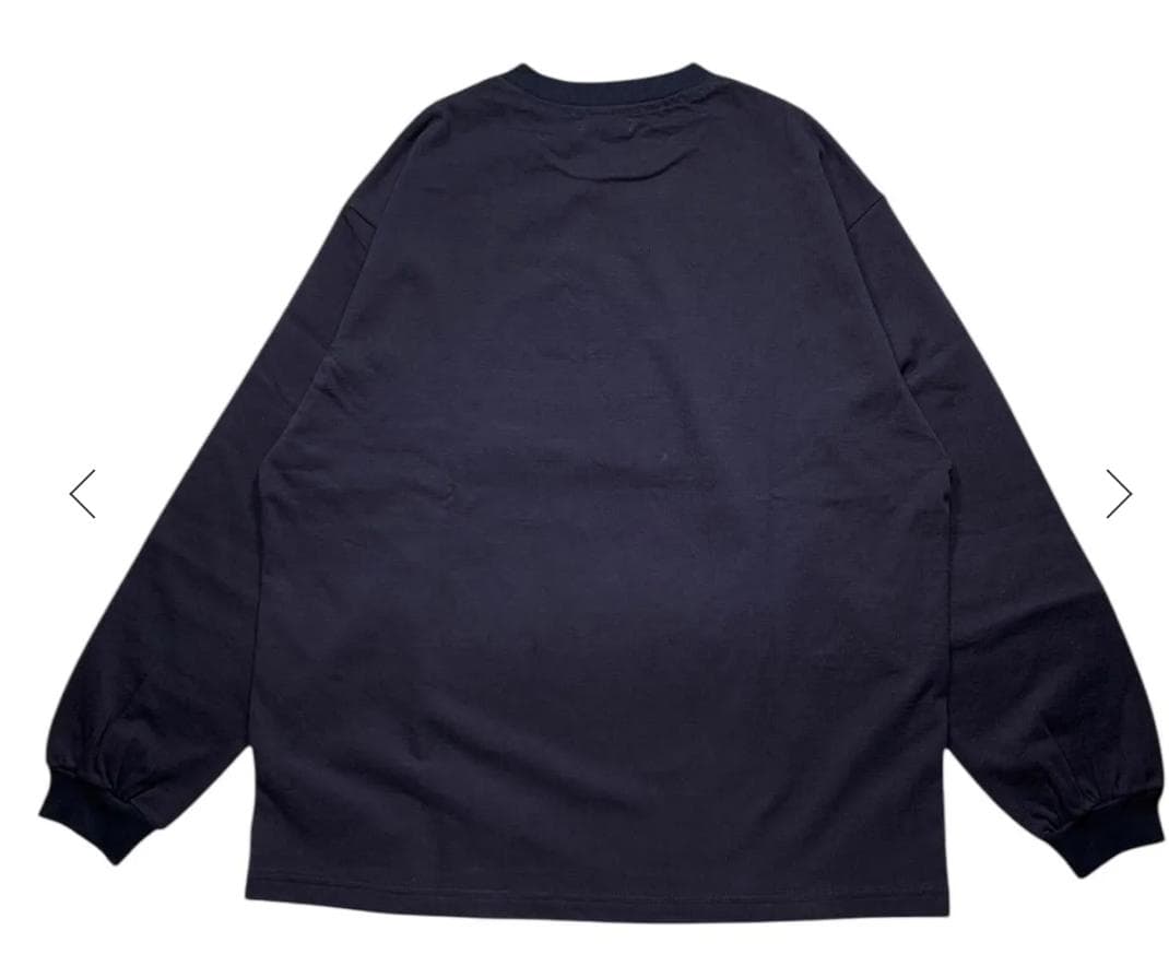 新品）UNIVERSAL PRODUCTS /ロンT/Dネイビー/2025AW①