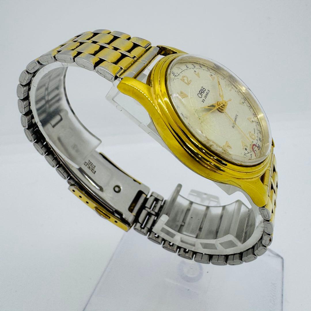 ✨ORIS✨オリス✨シルバー文字盤✨23JEWELS✨AUTOMATIC✨腕時計
