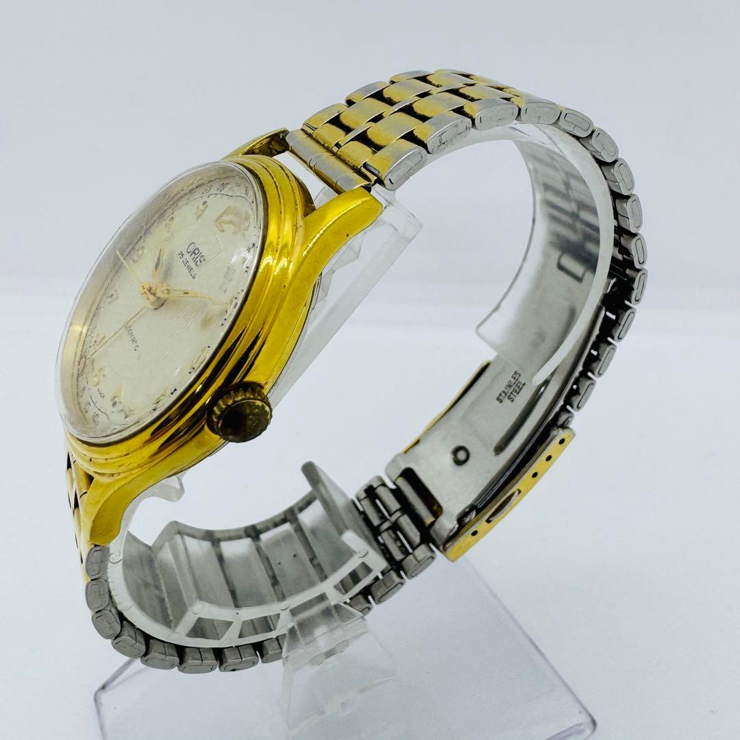 ✨ORIS✨オリス✨シルバー文字盤✨23JEWELS✨AUTOMATIC✨腕時計