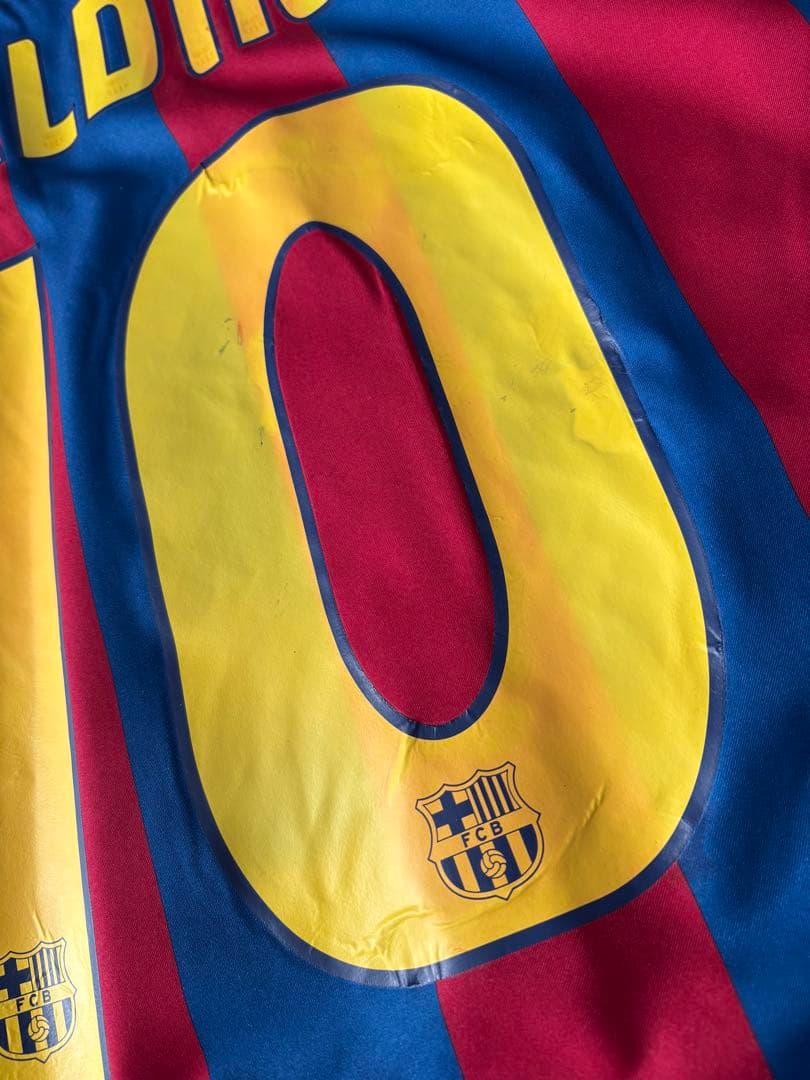 【希少】ロナウジーニョ バルセロナ　ヴィンテージユニフォーム　長袖ユニフォーム