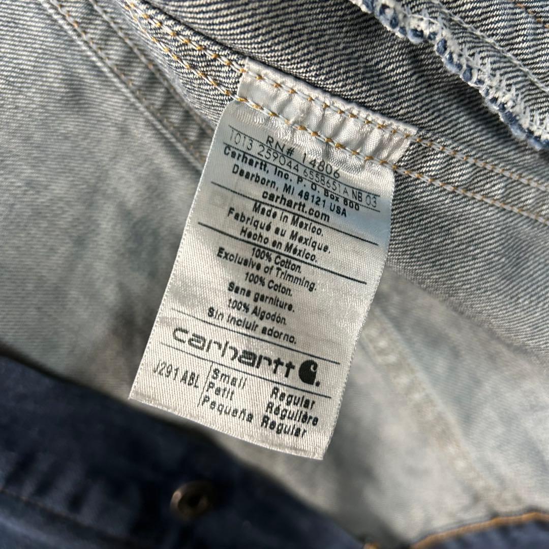 Carhartt カーハート デニム トラッカー ジャケット S 並行輸入 古着