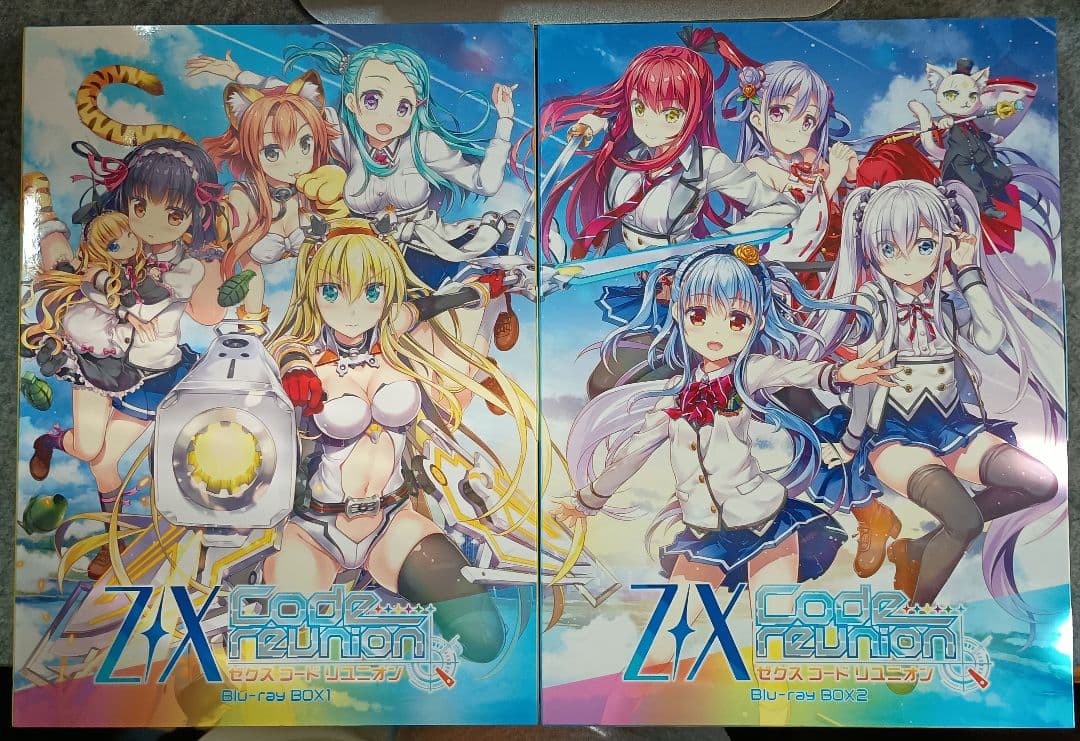 Z/X Code reunion Blu-ray BOX1、2 セット