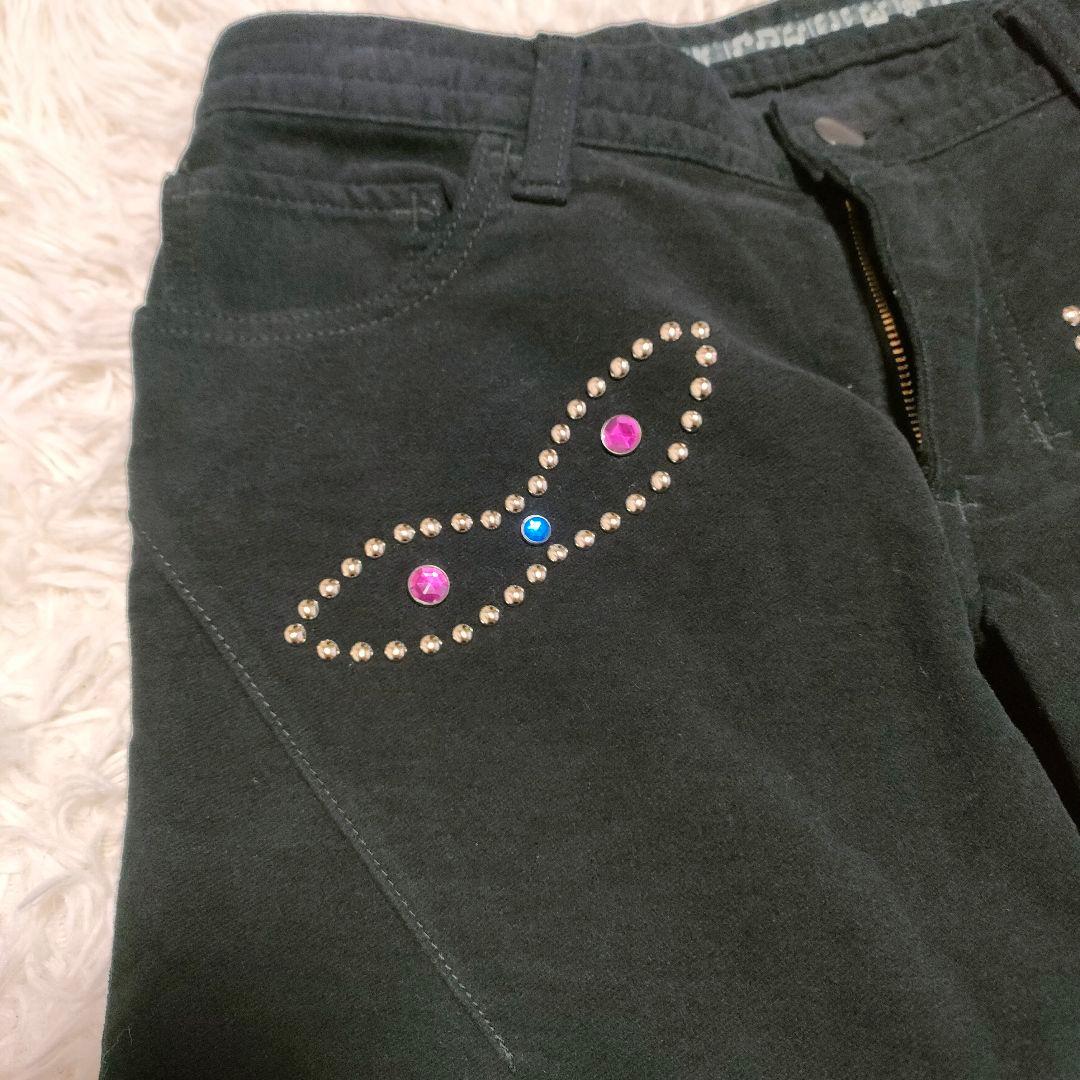 ナンバーナイン　n(n) BY NUMBER (N)INE　スタッズ　パンツ　黒