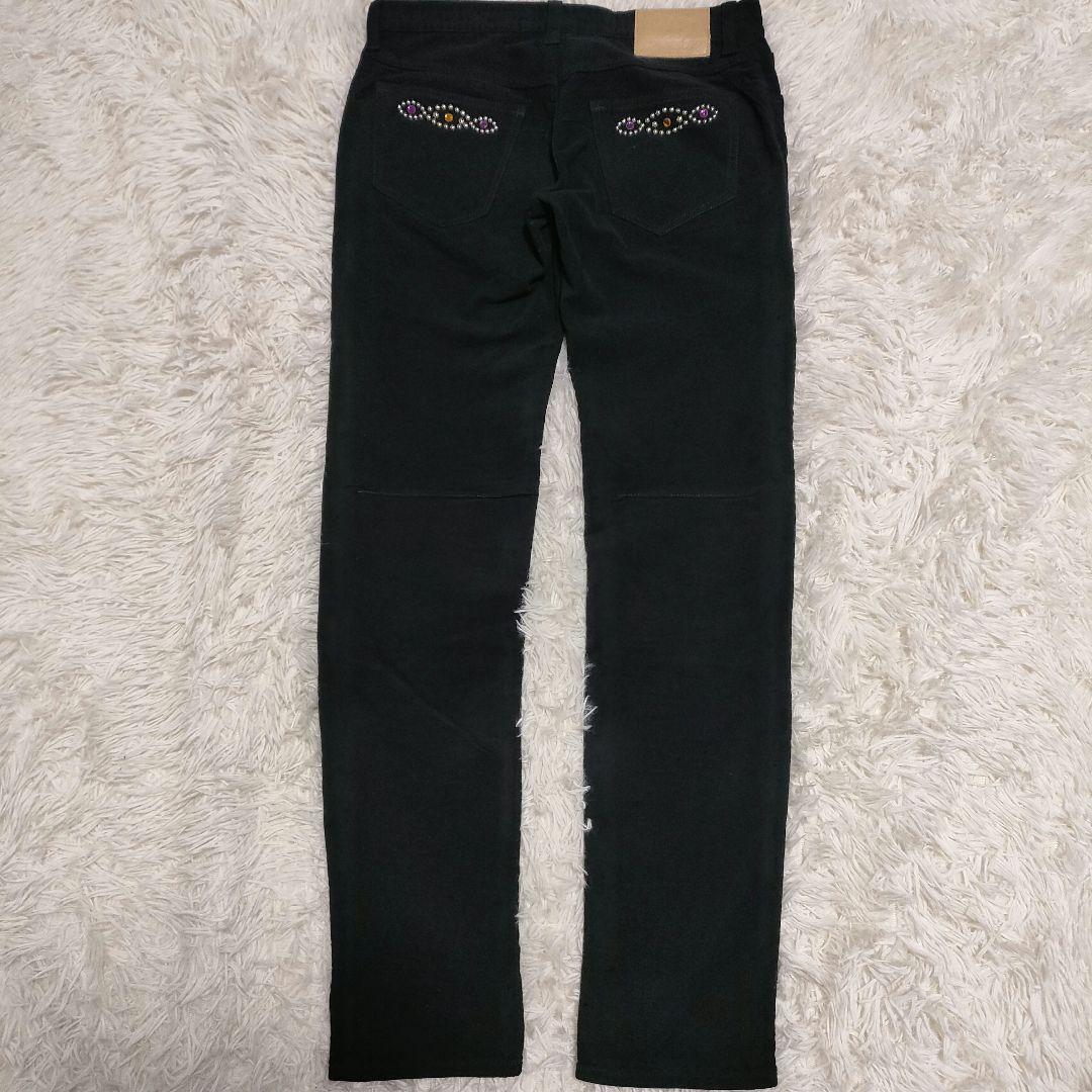 ナンバーナイン　n(n) BY NUMBER (N)INE　スタッズ　パンツ　黒