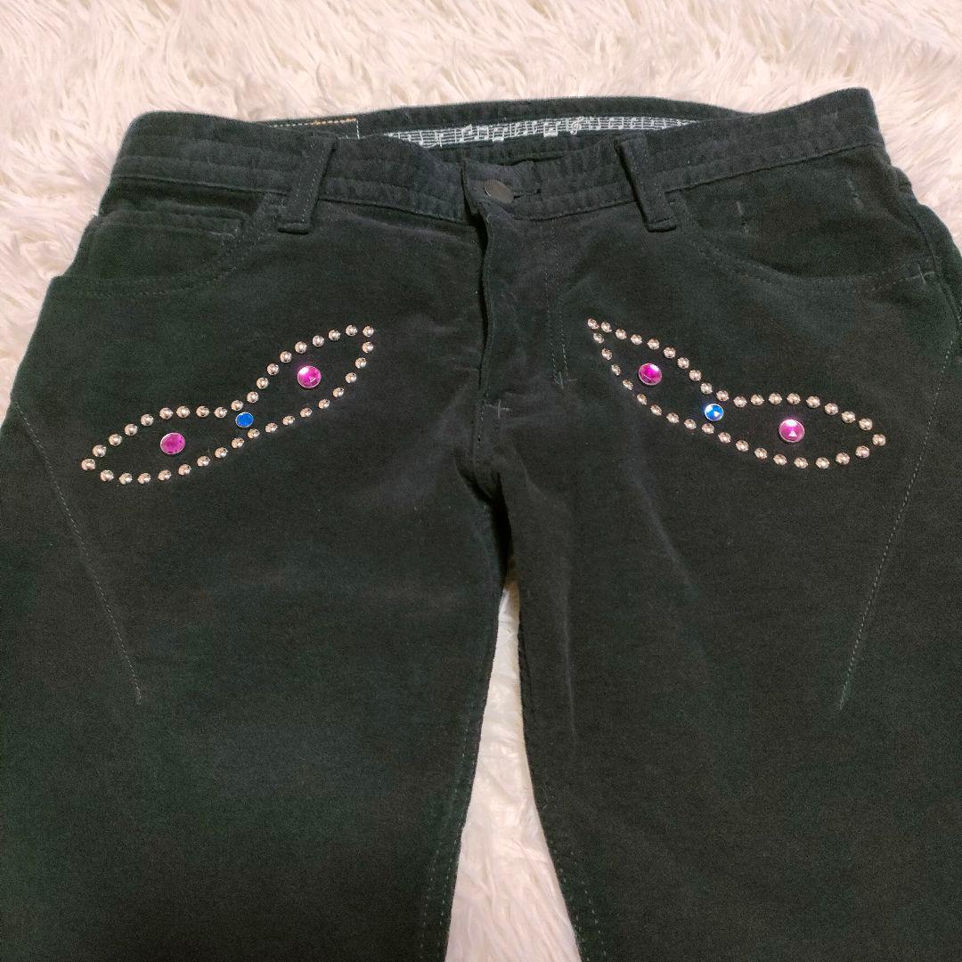 ナンバーナイン　n(n) BY NUMBER (N)INE　スタッズ　パンツ　黒