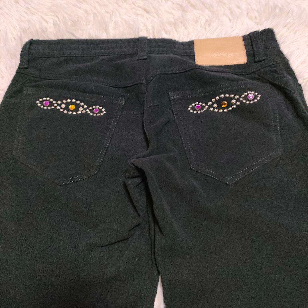 ナンバーナイン　n(n) BY NUMBER (N)INE　スタッズ　パンツ　黒