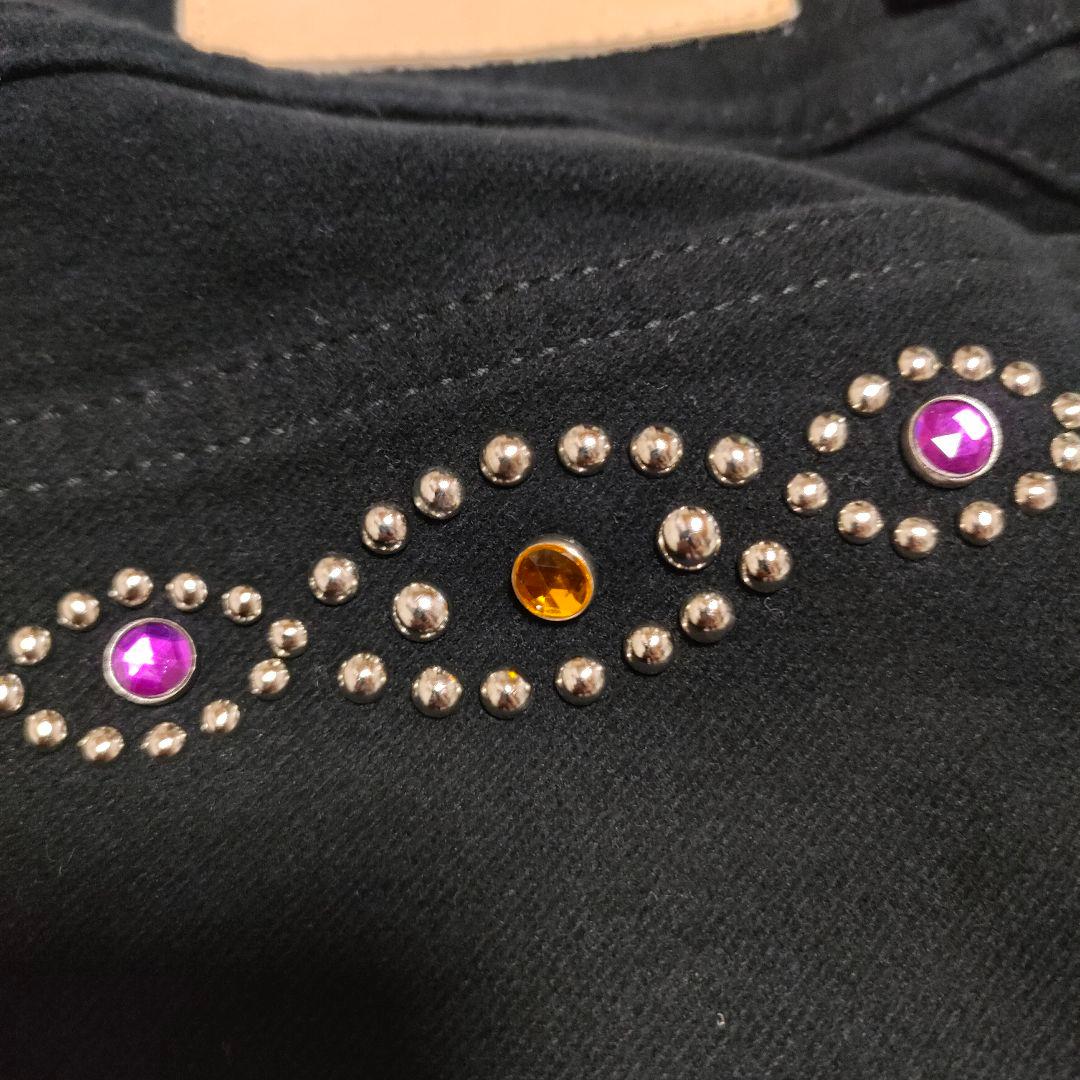 ナンバーナイン　n(n) BY NUMBER (N)INE　スタッズ　パンツ　黒