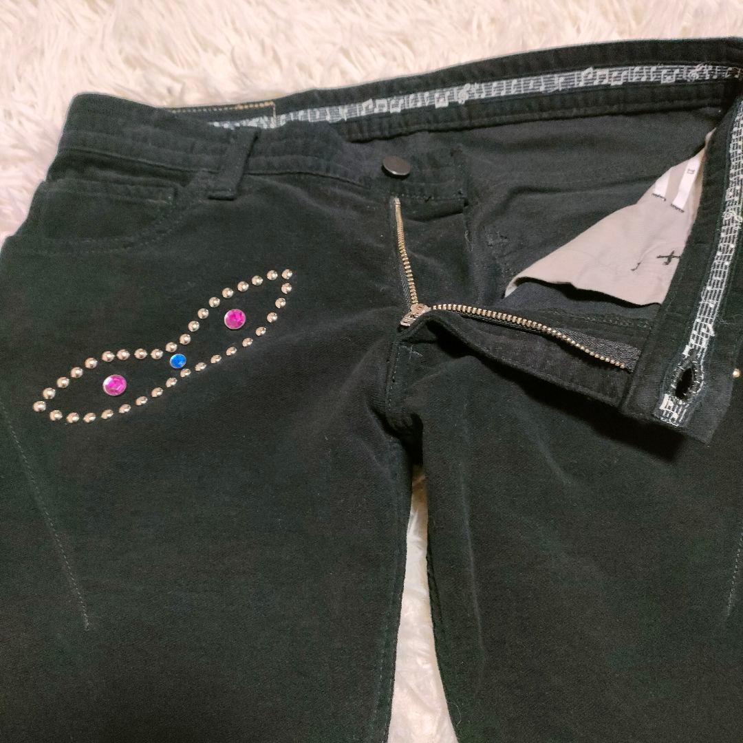 ナンバーナイン　n(n) BY NUMBER (N)INE　スタッズ　パンツ　黒